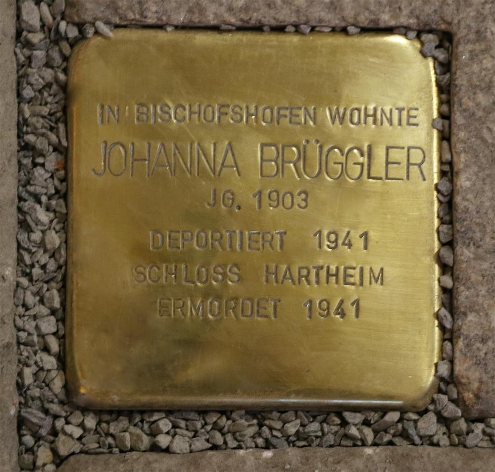 Stolperstein - Johanna Brüggler