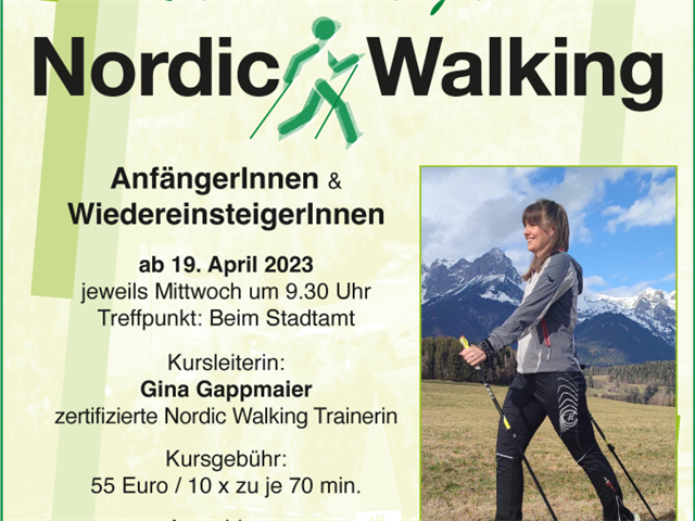 Gesunde-Gemeinde-Kurs Nordic Walking