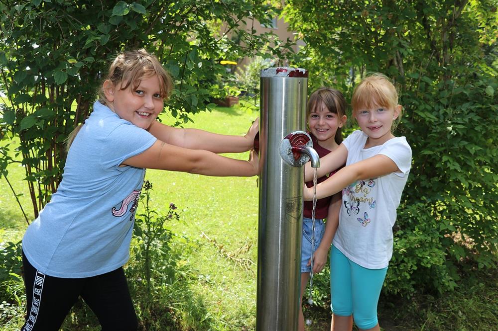 familienfreundlichen Gemeinde - Wasserspender