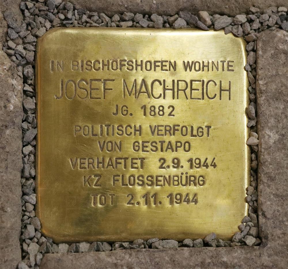 Stolperstein - Josef Machreich